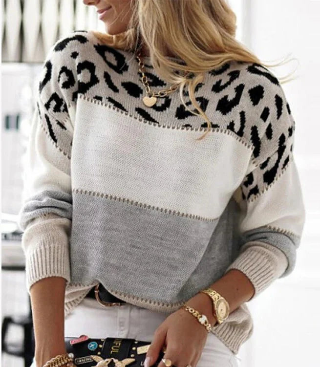 Valentine | Pull Femme Léopard Tendance et Féminin