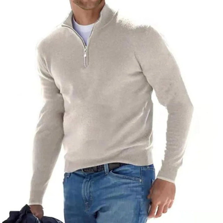 Marc | Pull Homme Demi-Zip Confort et Élégance