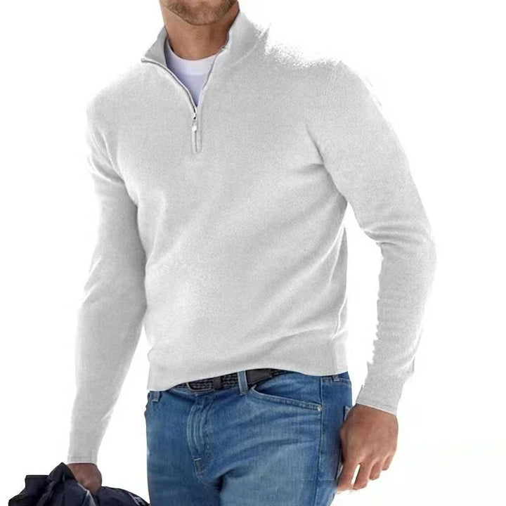 Marc | Pull Homme Demi-Zip Confort et Élégance