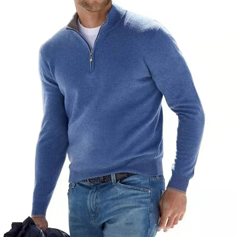 Marc | Pull Homme Demi-Zip Confort et Élégance